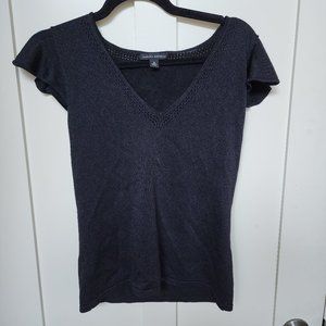 Banana Republic silk knit short sleeve shirt